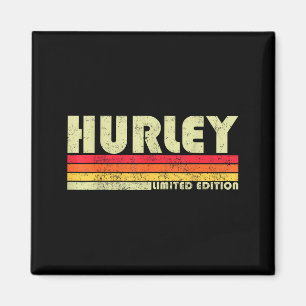 Retro Hurley Home State Cool 70s 80s Style Sunset Magnet