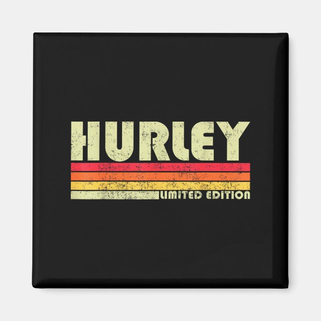 Retro Hurley Home State Cool 70s 80s Style Sunset  Magnet (Front)