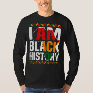 Retro I Am Black History Month African American Pr T-Shirt