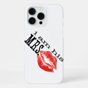 Retro I am His Mrs. Red Lips iPhone 16 Pro Max Case