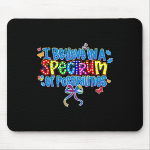 Retro I Believe In A Spectrum Of Possibilities Aut Mouse Pad