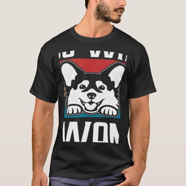 Retro I Do What I Want Dog Independent Rebel T-Shirt (Front)