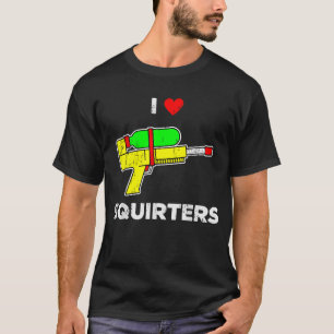 Retro I Heart Squirters Funny I Love Squirters T-Shirt