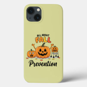 Retro I Love Fall Prevention Fall Occupational  iPhone 13 Case