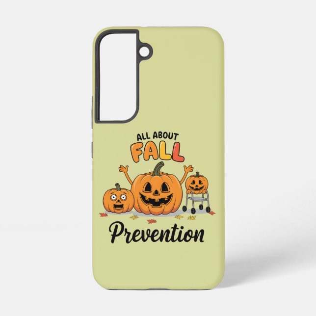 Retro I Love Fall Prevention Fall Occupational  Samsung Galaxy S22 Case (Back)