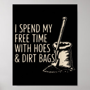 Retro I Spend My Time With Cute Ss Cute Sss And Di Poster