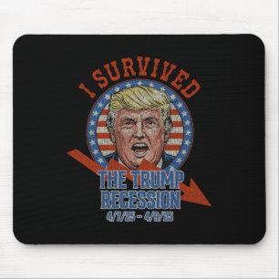 Retro I Survived The Trump Recession 4725 - 4925  Mouse Pad