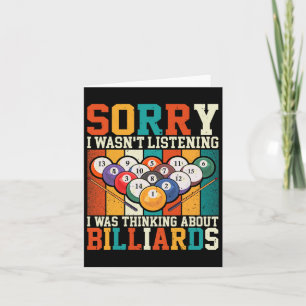 Retro I Wasn't Listening I Was Thinking About Bill Card