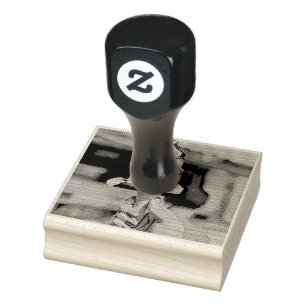 Retro ice cream popsicle rubber stamp