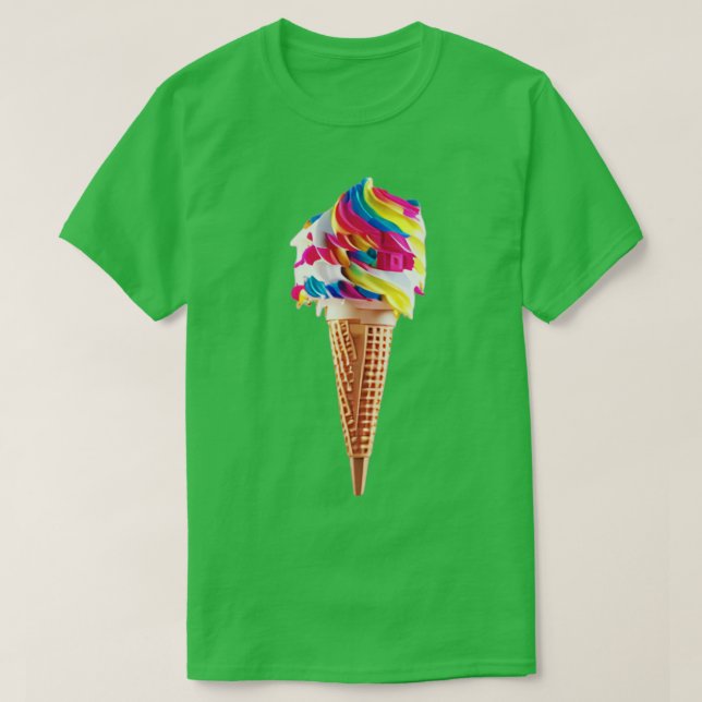 retro ice cream T-Shirt (Design Front)