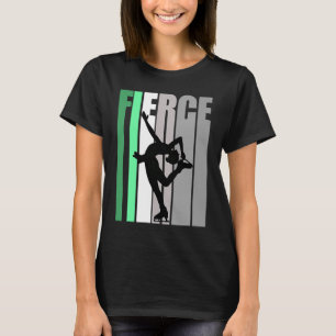 Retro Ice Skating Fierce Birthday Strong Keep Ice  T-Shirt