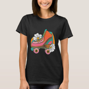 Retro Ice Skating Winter Sports Ski Skate Scute Ss T-Shirt