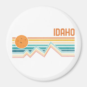 Retro Idaho Boise Nampa Souvenir Vintage Outdoor Magnet