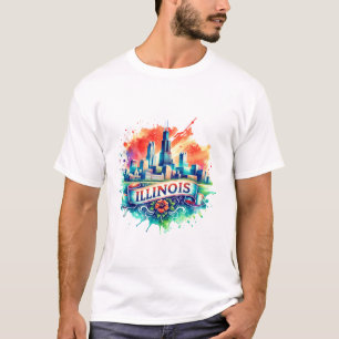 Retro Idaho Map T-Shirts – Vintage usa map