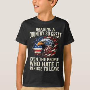 Retro Imagine A Country So Great Even The People T-Shirt