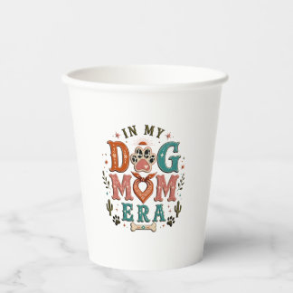 Retro In My Dog Mum Era Women’s T-Shirt Paper Cups