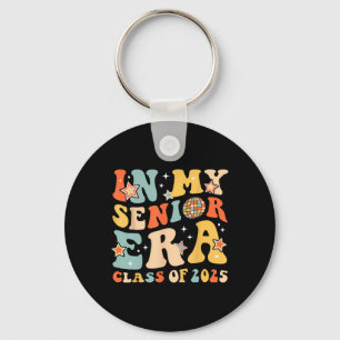 Retro In My Senior Era Cl Of 2025 Senior 2025 Grad Key Ring