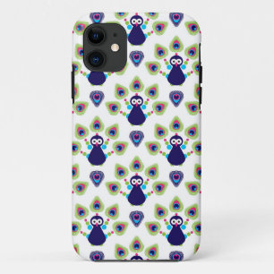 retro india exotic peacock iPhone 11 case