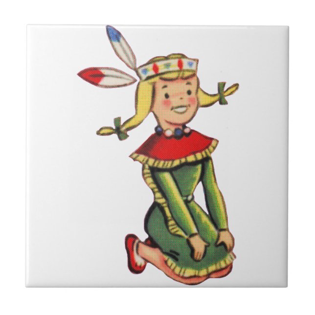 Retro Indian Princess Costume Tile (Front)