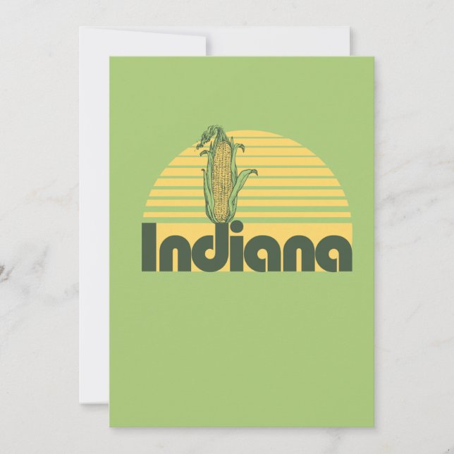 Retro Indiana Invitation (Front)