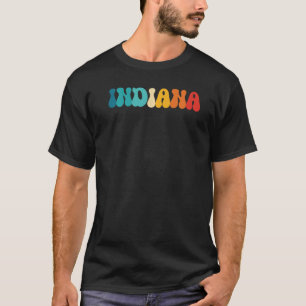 Retro Indiana Minimalistic Vintage Summer Vacation T-Shirt