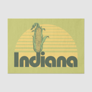 Retro Indiana Tissue Paper
