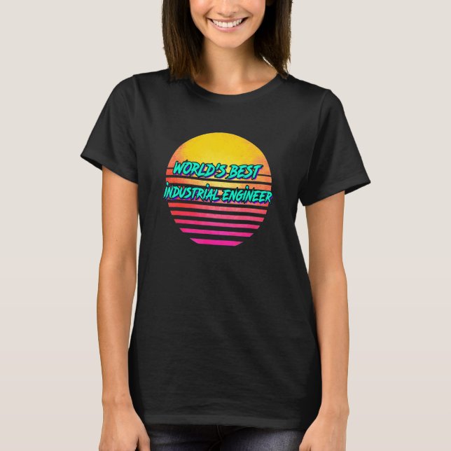 Retro Industrial Engineer T-Shirt (Front)