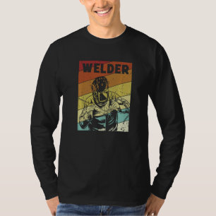 Retro Inspector Tig Tack Mig Rig Technician Welder T-Shirt