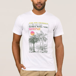 retro inspirational self care Quote T-Shirt