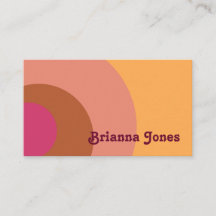Retro Inspired Business Card