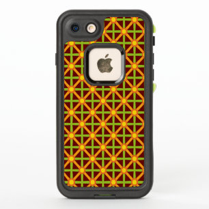 Retro Inspired Orange Green & Yellow Pattern