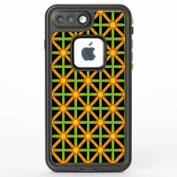 Retro Inspired Orange Green & Yellow Pattern