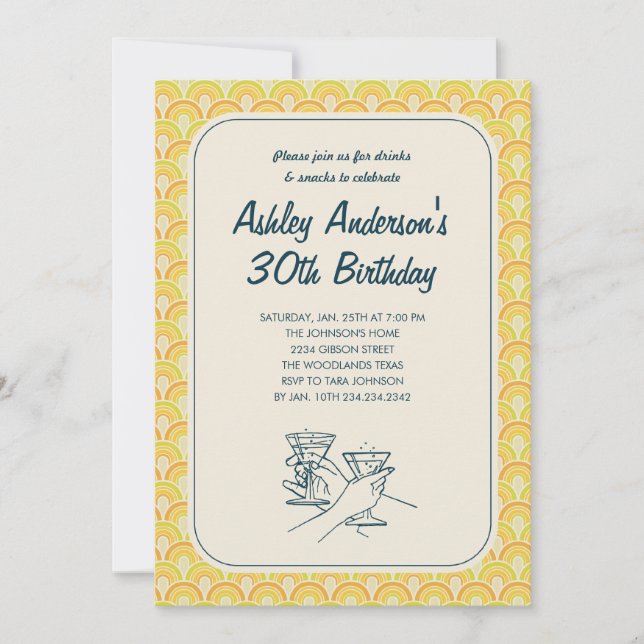 Retro Invitations (Front)