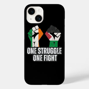 Retro Ireland Palestine Solidarity Fist revolution Case-Mate iPhone 14 Case