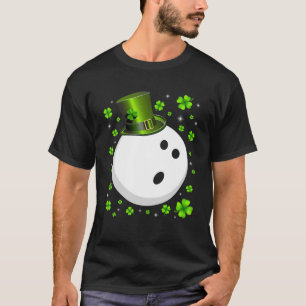 Retro Irish Bowling Shamrock Sports St. Patrick's T-Shirt