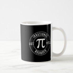 Retro Irrational But Well Rounded Pi Day Celebrati Coffee Mug