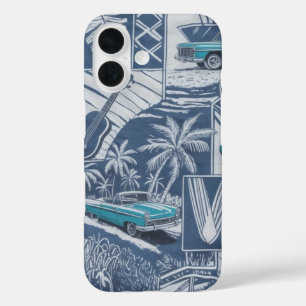 Retro Island Cruiser iPhone 16 Case