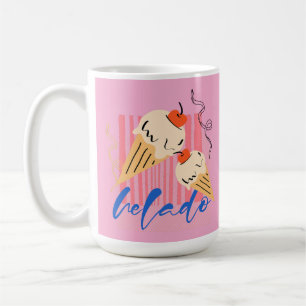Retro Italian Ice Cream Cones Coffee Mug