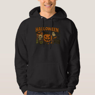 Retro Jack-O’-Lantern Halloween Clothes unisex Hoodie