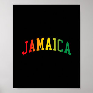 Retro Jamaica Reggae Vintage Jamaican Men Womens S Poster