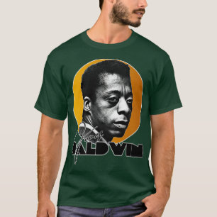 Retro James Baldwin Gold Tribute T-Shirt