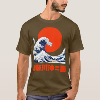 Retro Japanese Great Wave Graphic T-Shirt