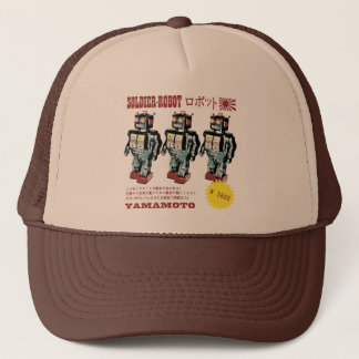 Retro Japanese Toy Robot Advertisement Trucker Hat