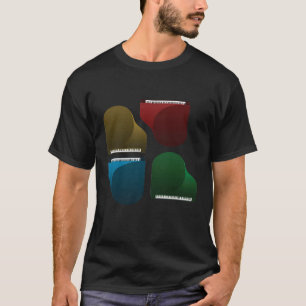 Retro Jazz Music Colourful Piano Premium T-Shirt