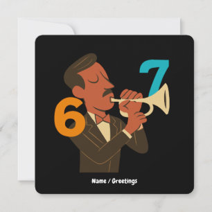 Retro Jazz Spirit 67 – Mid-Century Modern Festival Invitation
