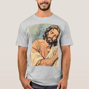 Retro Jesus Christian Men's Tee Shirt