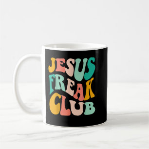 Retro Jesus-Freak Club Bible Verse Jesus-Lover Emp Coffee Mug