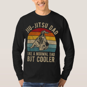 Retro Jiu-Jitsu Dad BJJ Men Father Vintage T-Shirt