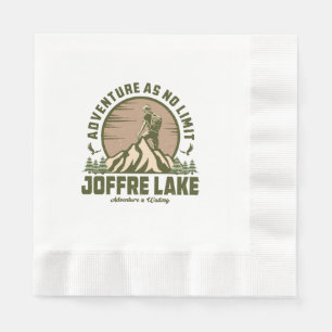 Retro Joffre Lake Hike Napkin
