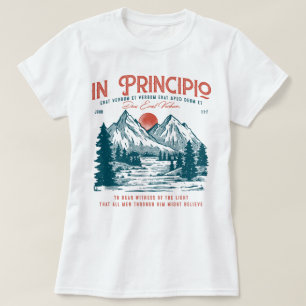 Retro John 1:1-7 Cycle 3 Christian Homeschool Mama T-Shirt